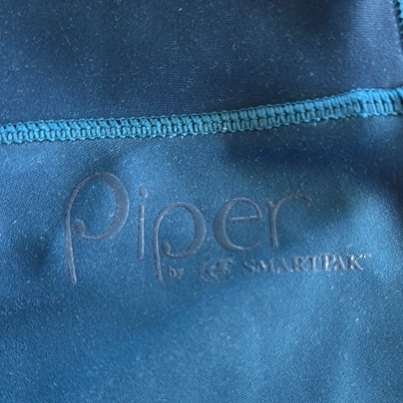 Piper by SmartPak Activewear Mid-Rise Technical Fabric Leggings Ombre Blue Med - Picture 6 of 6
